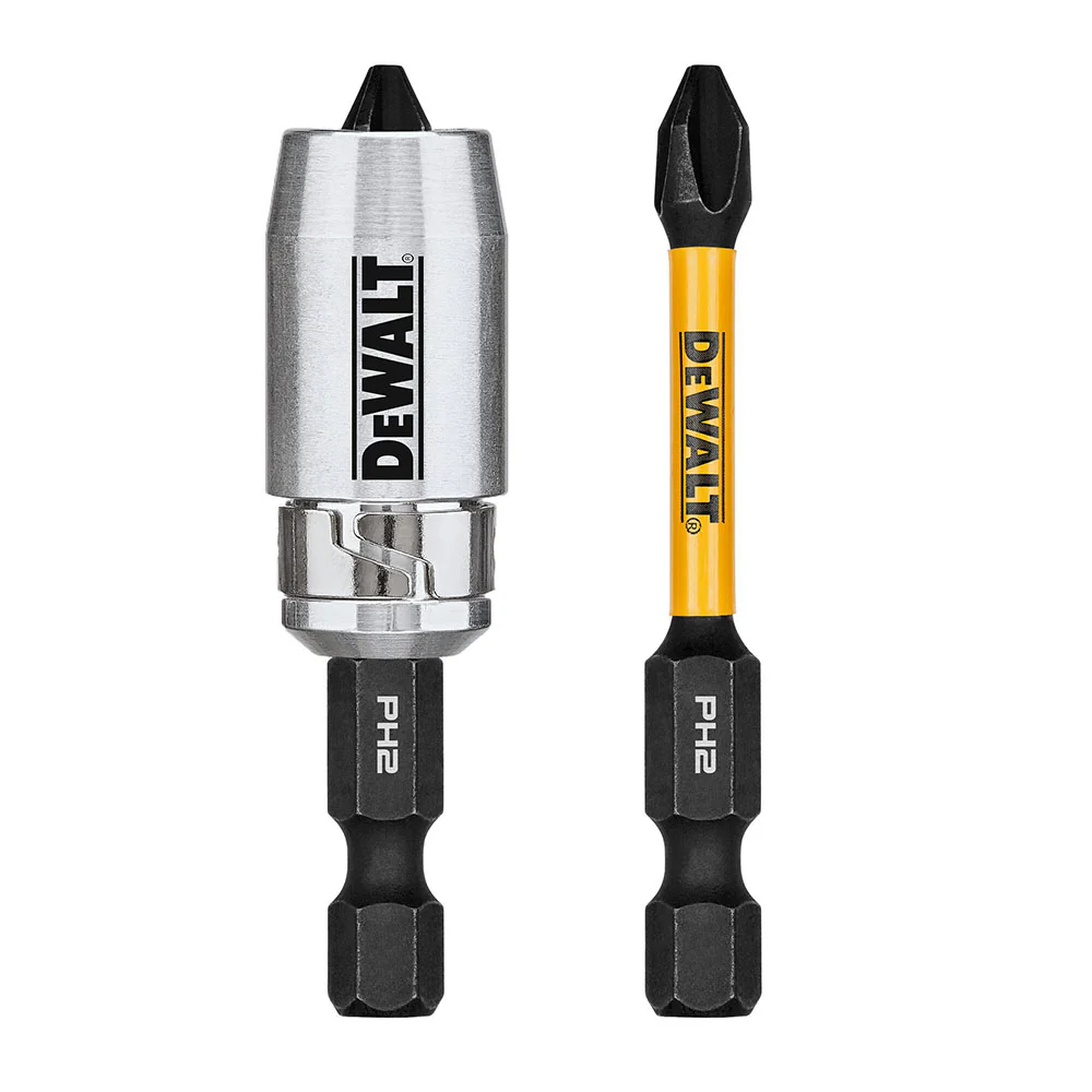 DeWalt DWAF2PH2IR2S PH2 FLEXTORQ 1/4 x 2-1/4in Impact Driver Bits w/ Magnetic Sleeve, 2-Pack - Mactool Shop