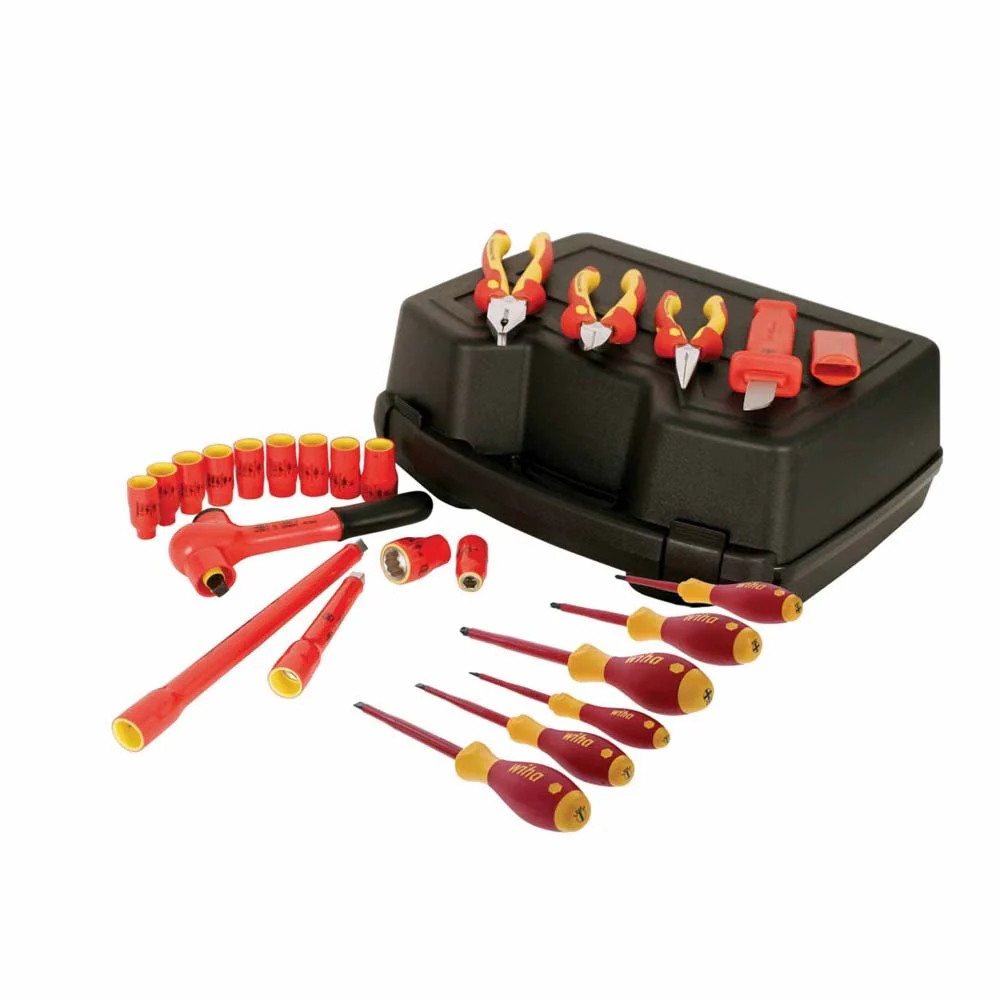 Wiha 31592 24 Piece Insulated Socket Set 3/8