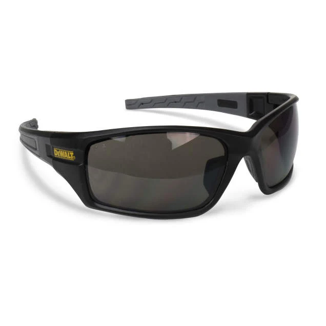 Dewalt DPG101-2D Auger Safety Glasses, Black Frame, Smoke Lens - Mactool Shop