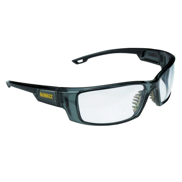 Dewalt DPG104-1D Excavator Safety Glasses, Black Frame, Clear Lens - Mactool Shop