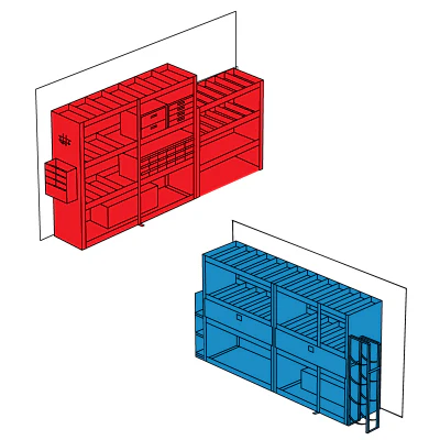 Weather Guard 600-3022 Plumber/HVAC Cube Van Package - Mactool Shop