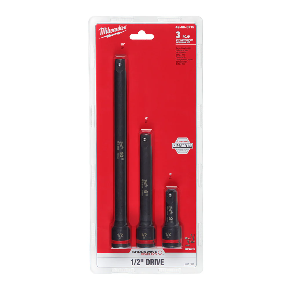 Milwaukee 49-66-6715 3PC SHOCKWAVE Impact Duty™ 1/2