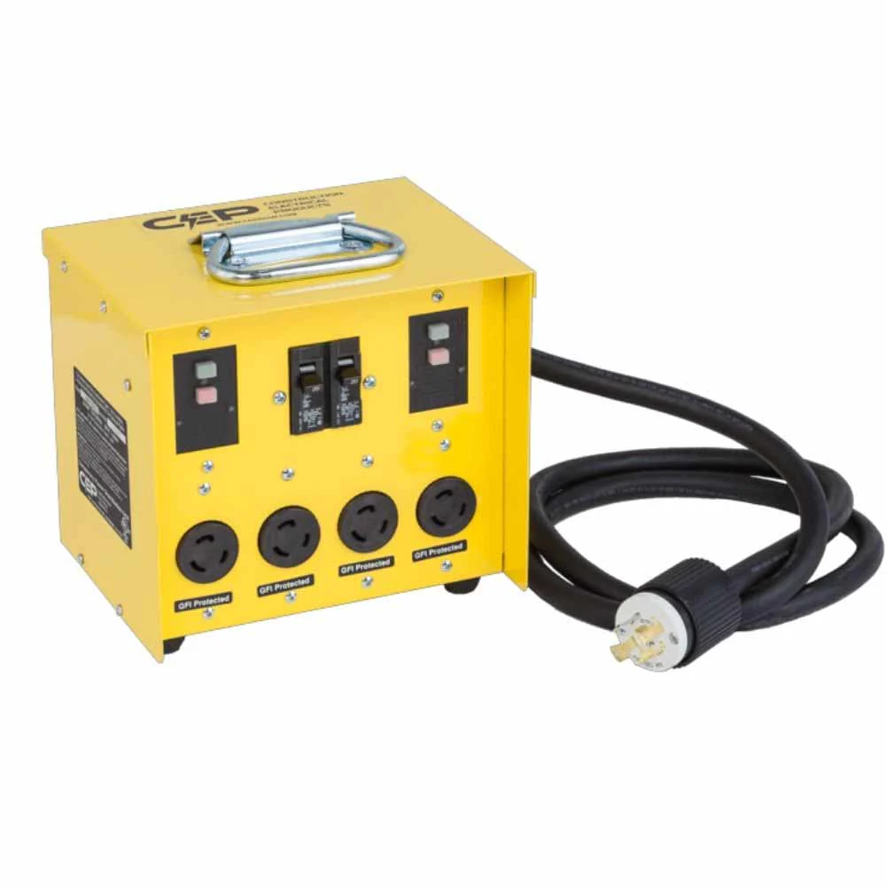 Southwire 6532TLMX Mini X-Treme Box 30A TL Temporary Power Distribution, 8 Outlet - Mactool Shop