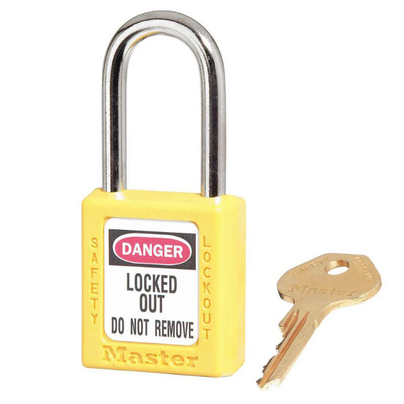 MasterLock 410kaylw Safety Lockout Yellow Keyed Alike 410 Series - Mactool Shop