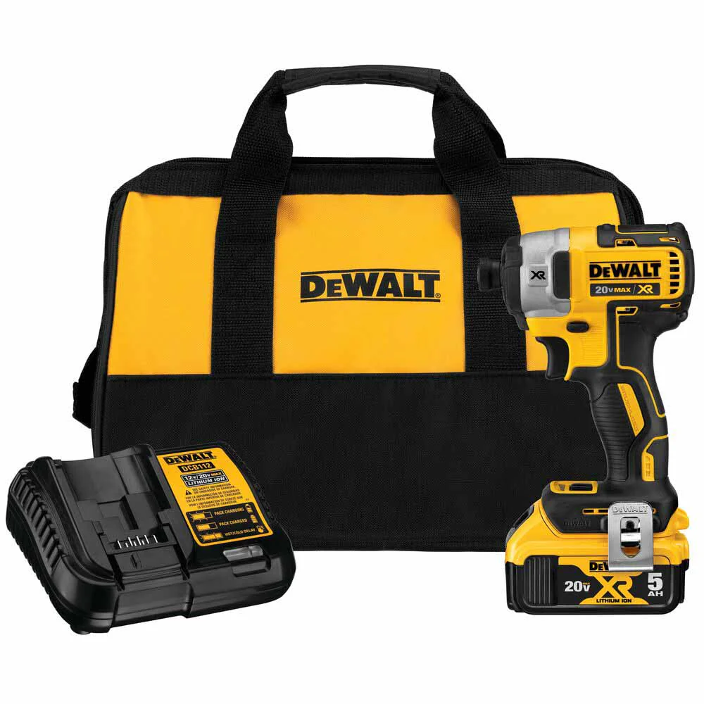 DeWalt DCF887P1 20V MAX XR® 1/4 in. 3-Speed Impact Driver Kit - Mactool Shop