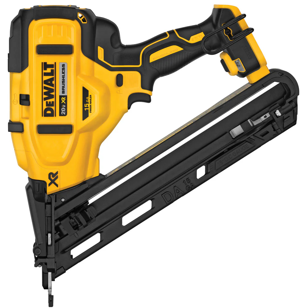 DeWalt DCN650B 20V MAX XR 15 GA Angled Finish Nailer - Tool Only - Mactool Shop