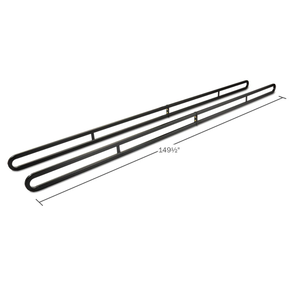 Weather Guard 1375 Black Steel Long Rail Ladder Mini-Rack System - Mactool Shop