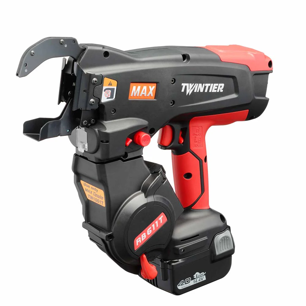 MAX USA RB611T Rebar Tying Tool Up To #9 X #10 With 19ga Wire - Mactool Shop