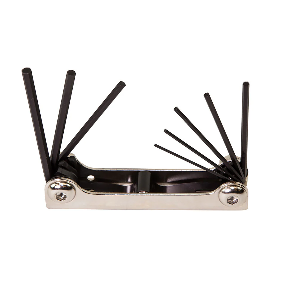 Klein Tools 70581 8-Key Folding Hex Key Set, 1/20 to 5/32