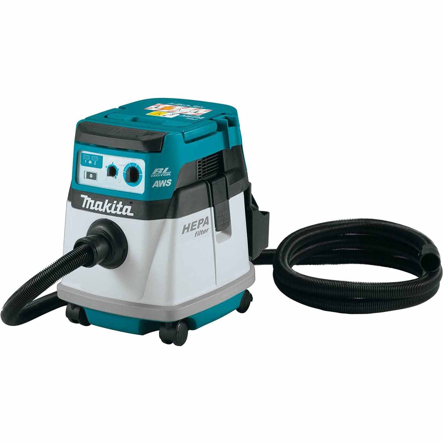 Makita XCV25ZUX 36V (18V X2) LXT Dry Dust Extractor/Vacuum, AWS®, Tool Only - Mactool Shop