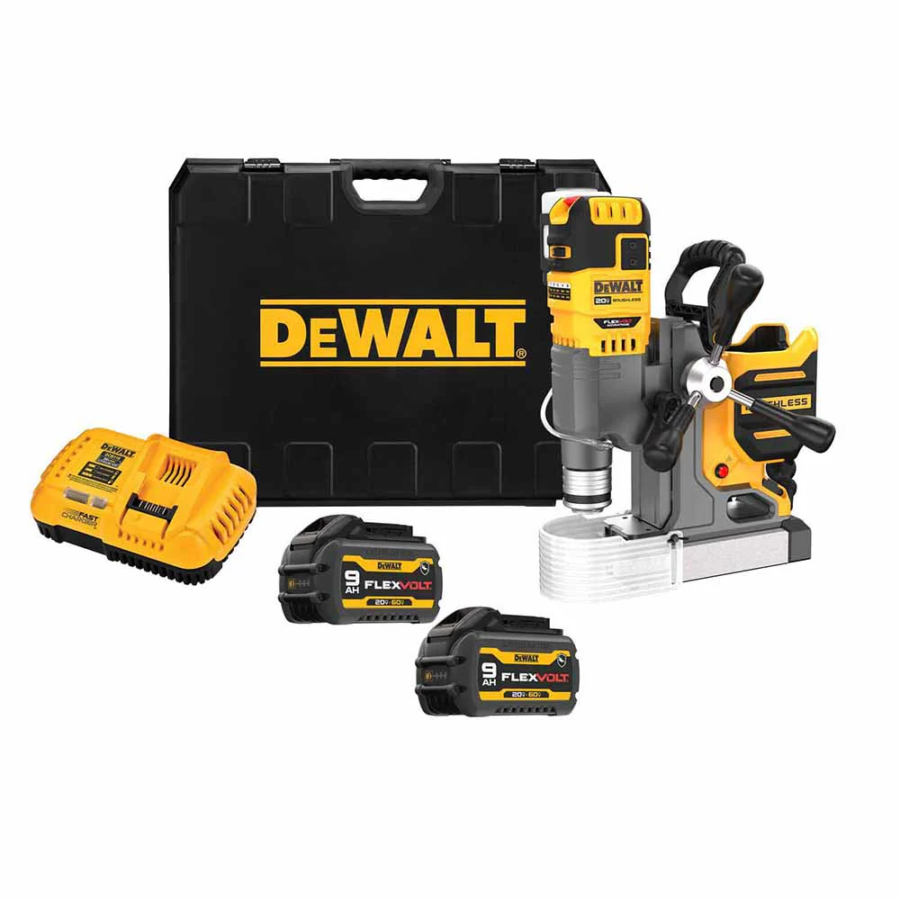 DeWalt DCD1623GX2 20V MAX* Brushless Cordless 2 in. Magnetic Drill Press with FLEXVOLT ADVANTAGE Kit - Mactool Shop