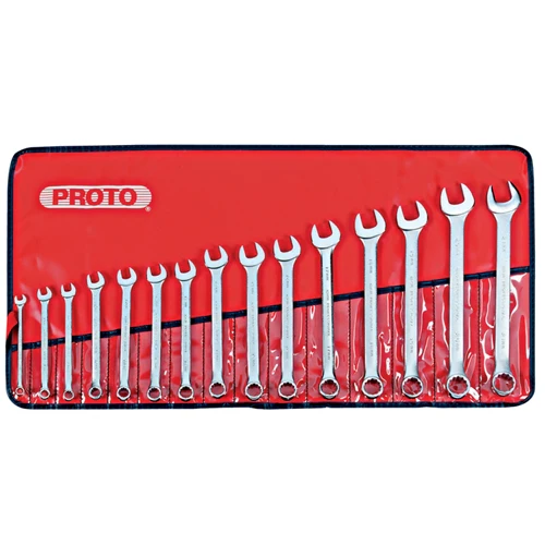 Proto J1200F-MASD 15 Pc. Metric Combination ASD Wrench Set - 12 Point - Mactool Shop