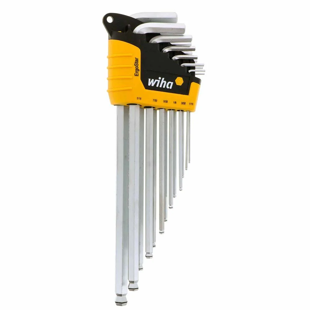 Wiha 66991 13 Piece MagicRing Ball End Hex L-Key Set - Inch - Mactool Shop
