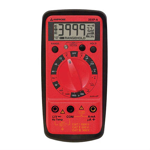 Amprobe 35XP-A 600V DC Digital Multimeter with Temperature - Mactool Shop