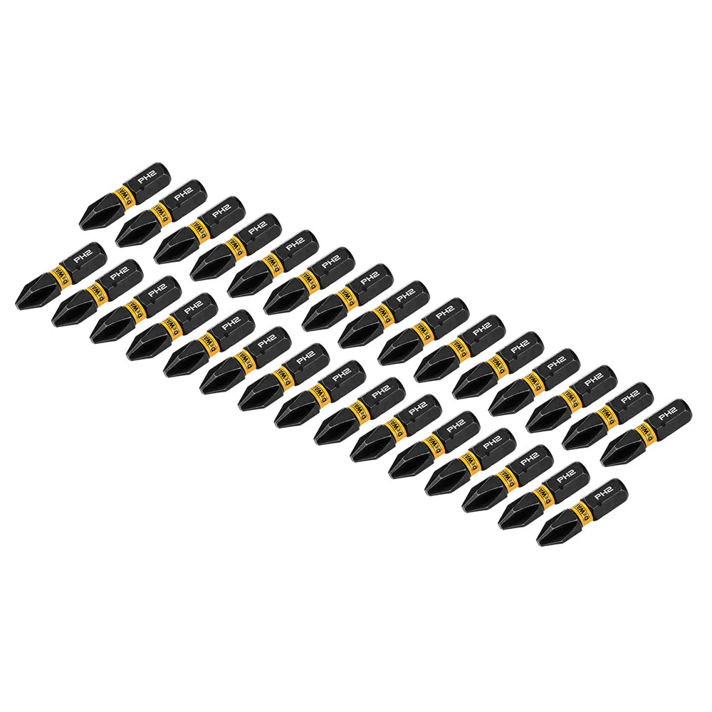DeWalt DWAF1PH2IR30 PH2 FLEXTORQ 1/4 x 1in Impact Driver Bits w/ Case, 30-Pack - Mactool Shop