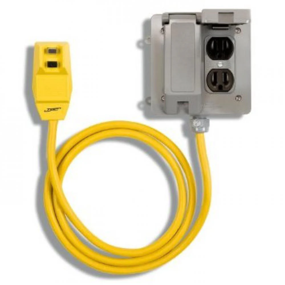 Southwire 14880003-3 4 - Outlet Gfci Right Angle Outlet Box W/ 6' 12/3 Cord - Mactool Shop