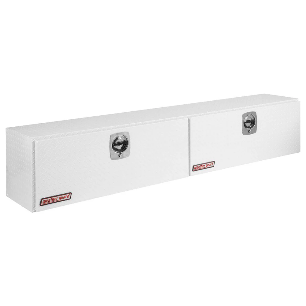 WeatherGuard 391-3-02 White Aluminum Super-Side Box, 15.2 Cu. Ft. - Mactool Shop