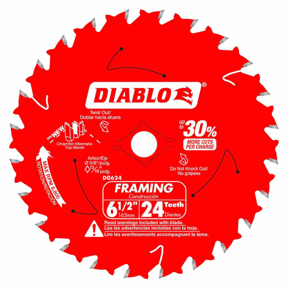 Diablo D0624X3 6-1/2