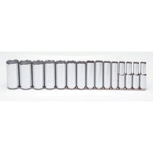 Proto J54103 1/2 Drive 15 Pc. Deep Socket Set - 6 Point - Mactool Shop