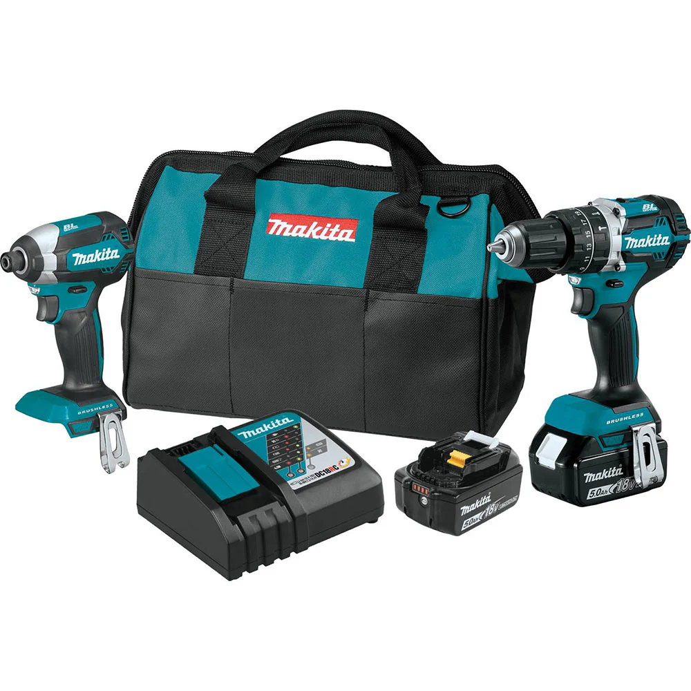 Makita XT269T 18V LXT Lithium-Ion Brushless Cordless 2-Pc. Combo Kit - Mactool Shop