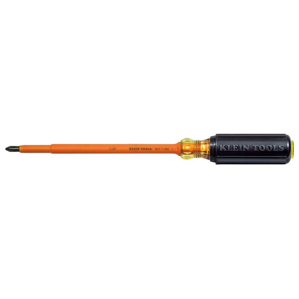 Klein Tools 6037INS Insulated #2 Phillips Screwcdriver, 7