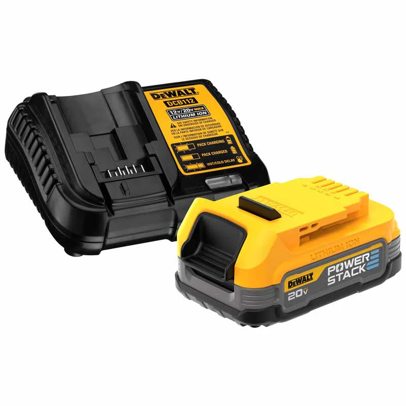 DeWalt DCBP034C 20V MAX Starter Kit with Powerstack Compact Battery and Charger - Mactool Shop