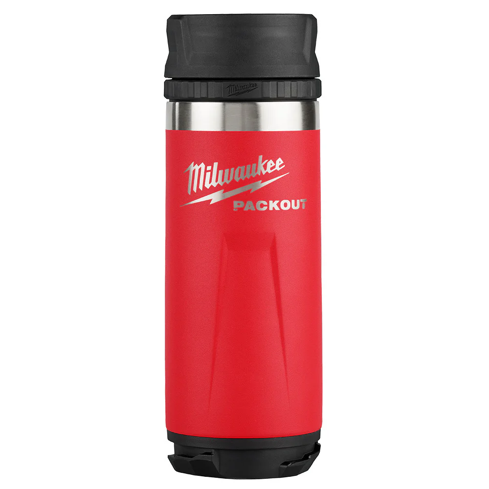Milwaukee 48-22-8395R PACKOUT 18oz Insulated Bottle with Sip Lid - Mactool Shop