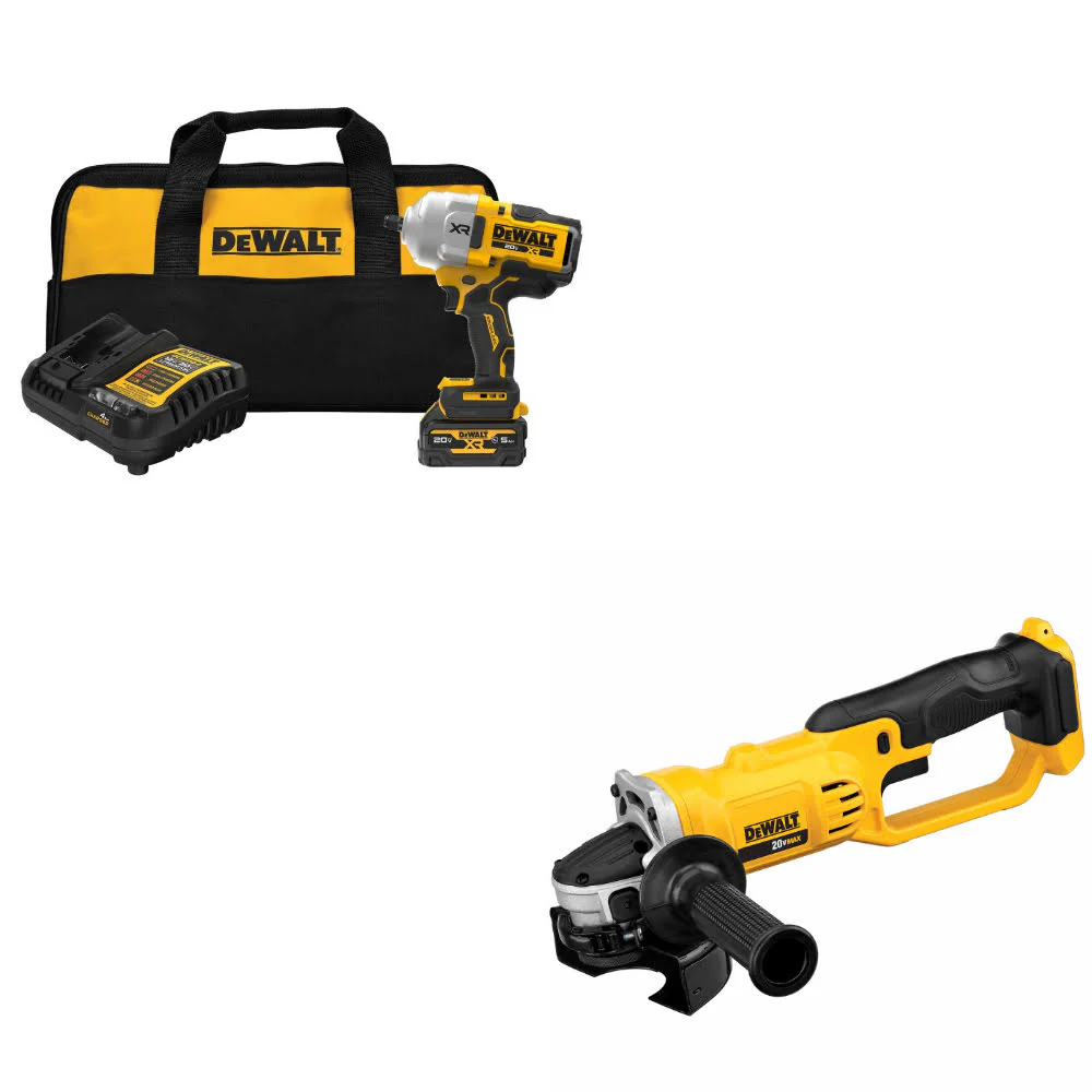 DeWalt DCF961GP1 20V MAX Impact Wrench Kit W/ FREE DCG412B 20V MAX Cut-Off Tool - Mactool Shop