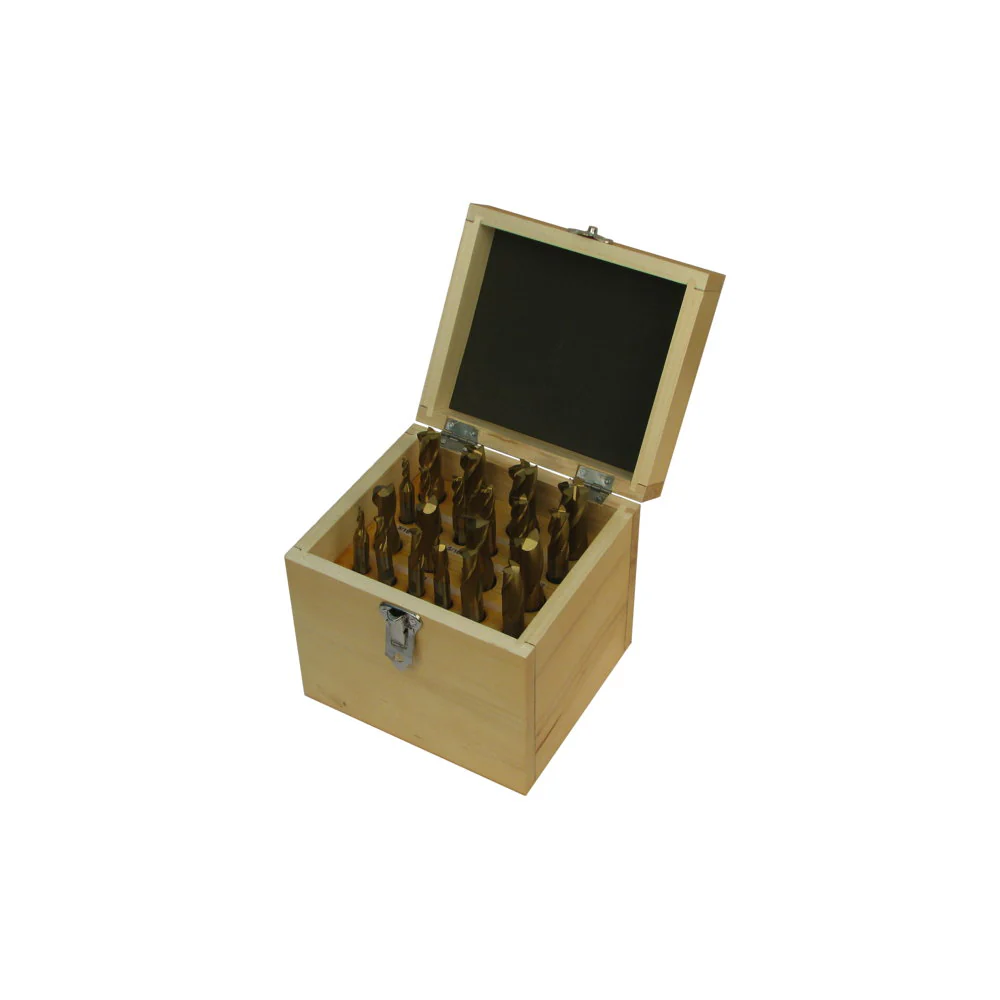 Jet JT9-650210 20 Piece Tin-Coated Double End Mill Set - Mactool Shop