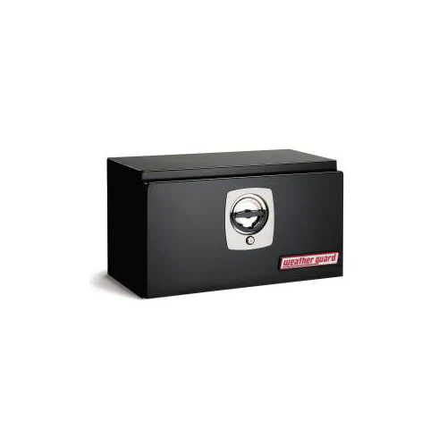 WeatherGuard 525-5-02 Gloss Black Steel Underbed Box, Steel, Compact, 2.3 Cu. Ft. - Mactool Shop