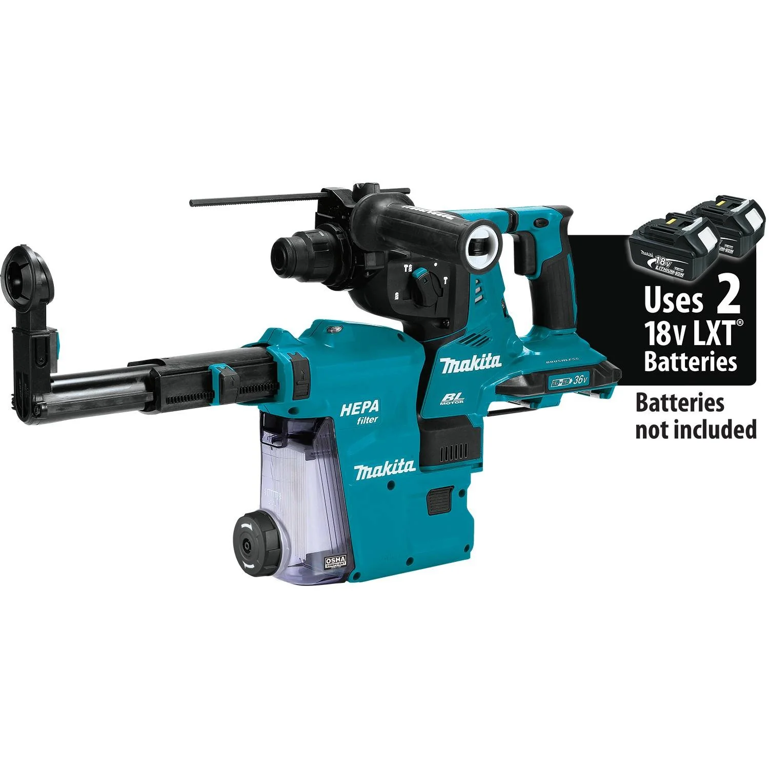 Makita XRH10ZW 18V X2 LXT Brushless 1-1/8