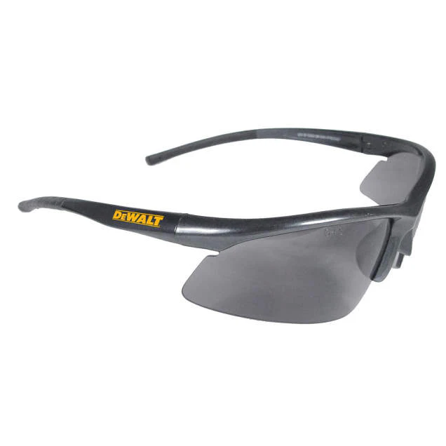 Dewalt DPG51-2D Radius Safety Glasses, Black Frame, Smoke Lens - Mactool Shop