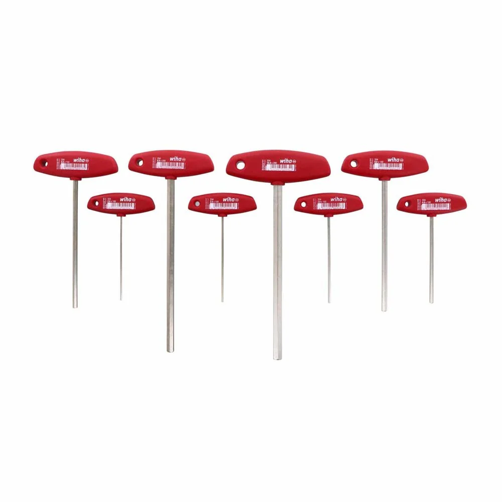 Wiha 33493 8 Piece Classic Grip Hex Metric T-Handle Set - Mactool Shop