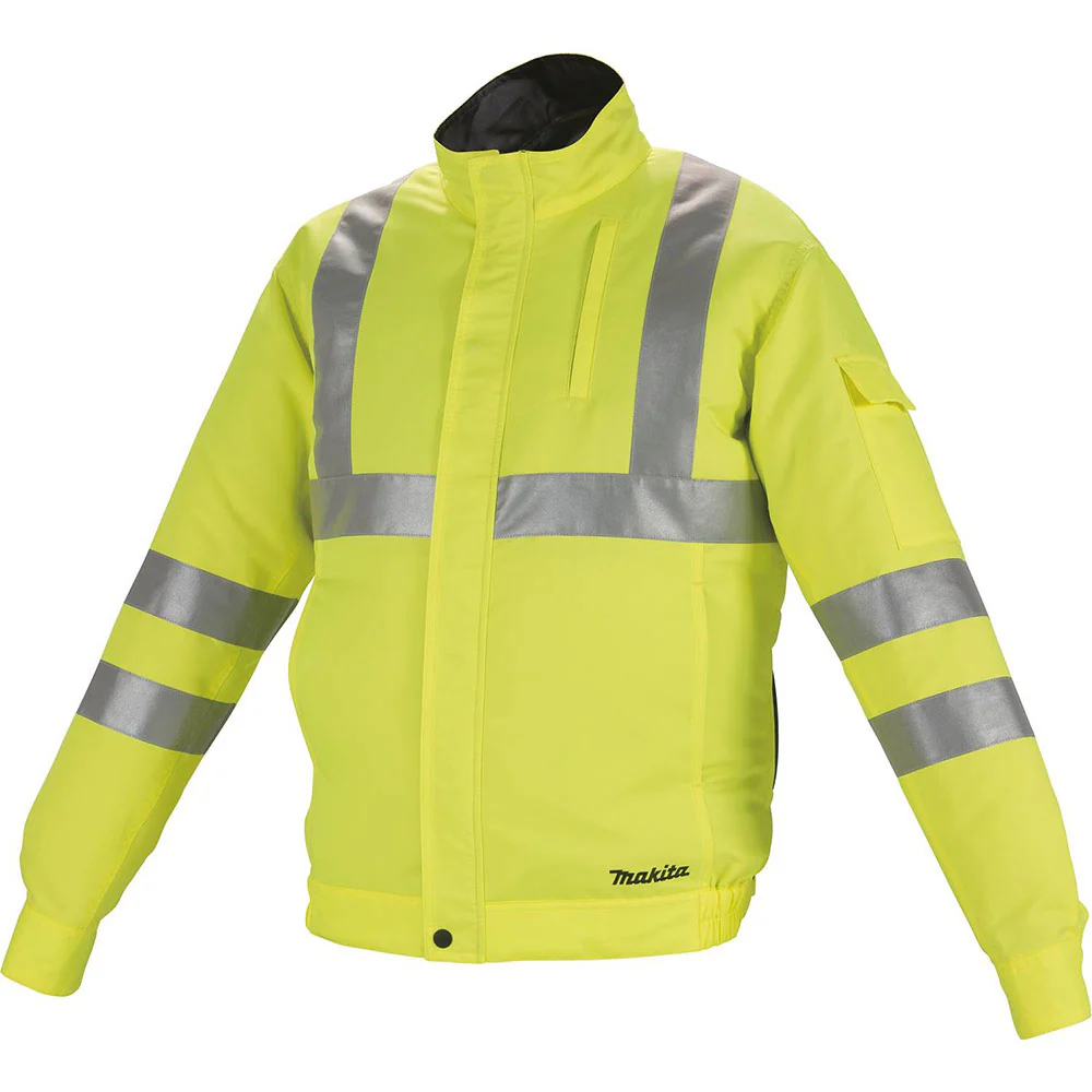 Makita DFJ214Z3XL 18V LXT Lithium-Ion Cordless High Visibility Fan Jacket(3XL) - Mactool Shop