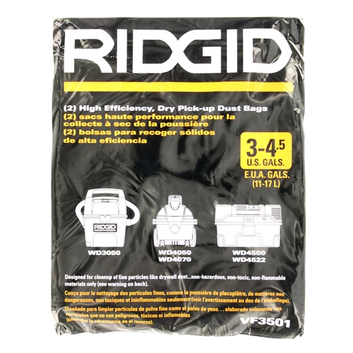 RIDGID 23738 VF3501 Pleated Air Bag for Small Vacuums - Mactool Shop