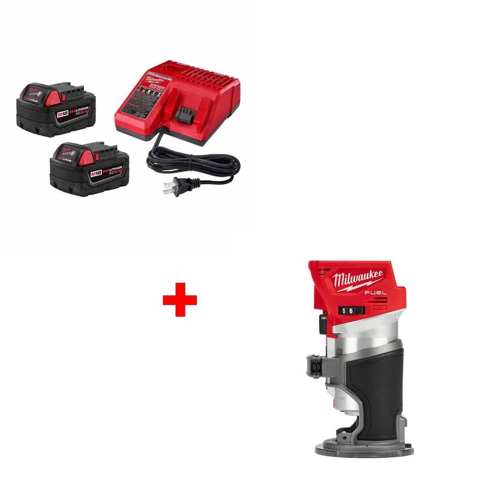 Milwaukee 48-59-1852B M18 18V Starter Kit w/ FREE 2723-20 M18 FUEL ROUTER , Bare - Mactool Shop