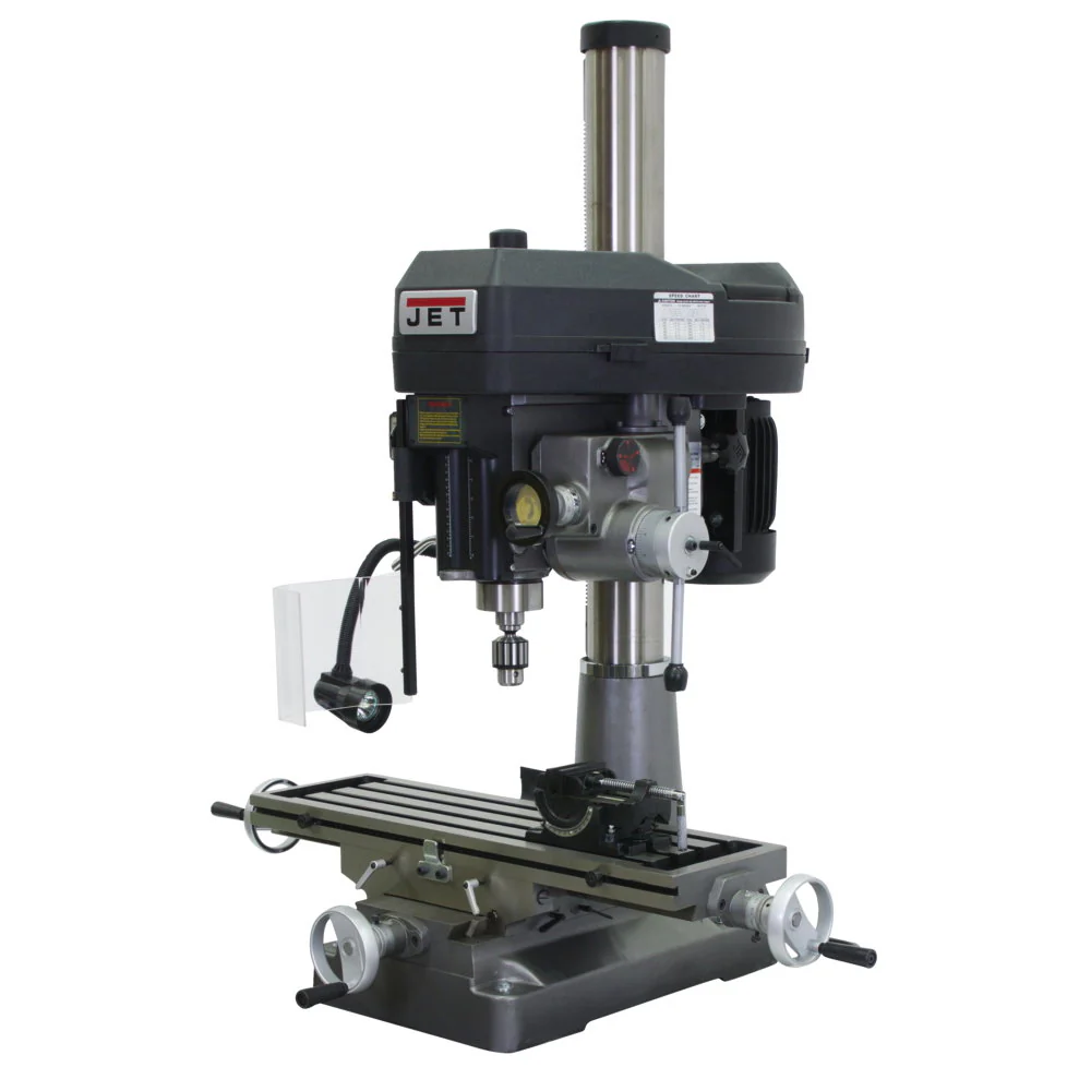 Jet JT9-350135 JMD-18PFN Mill/Drill With NEWALL DP500 DRO - Mactool Shop