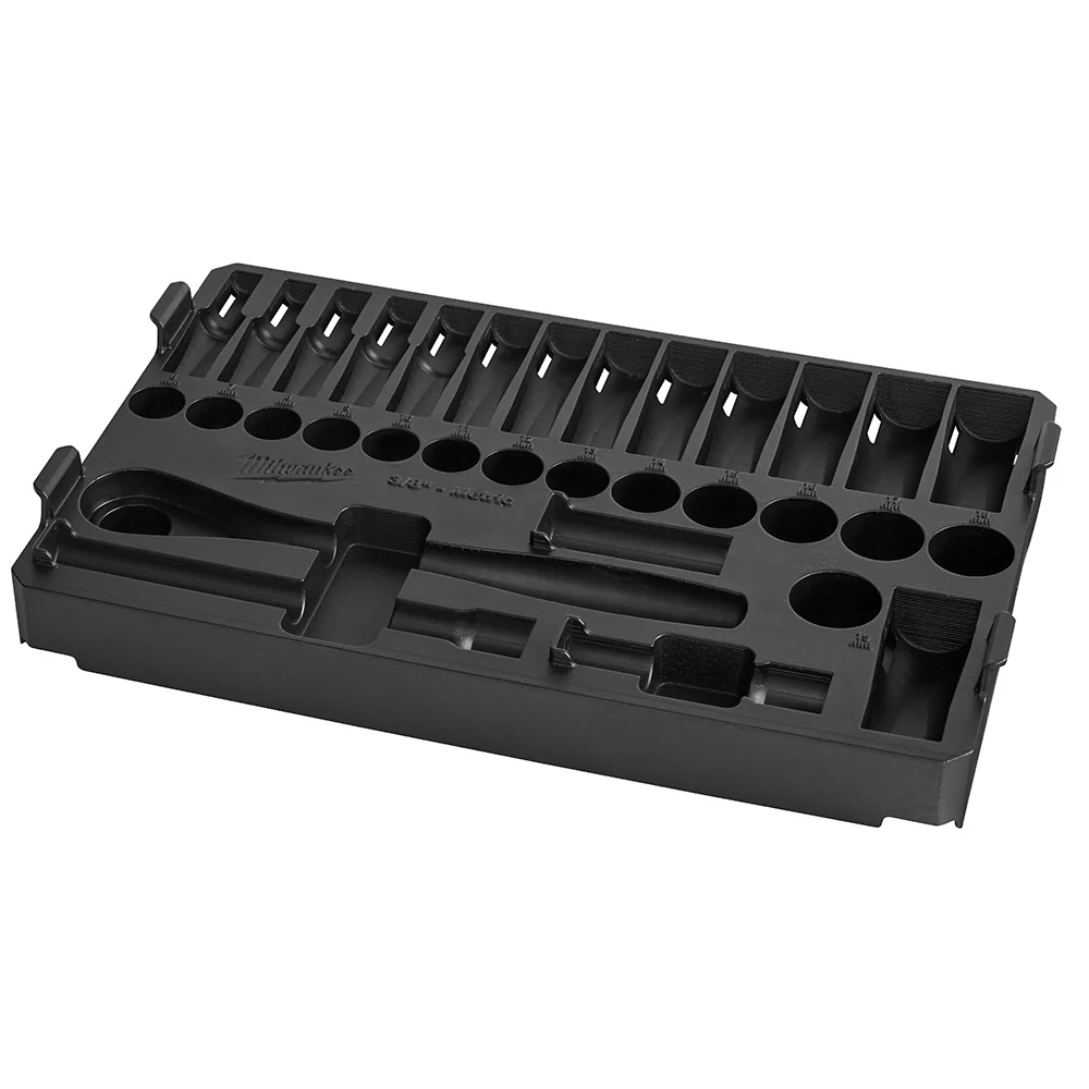 Milwaukee 48-22-9482T 3/8” 32pc Ratchet and Socket Set Metric Tray - Mactool Shop