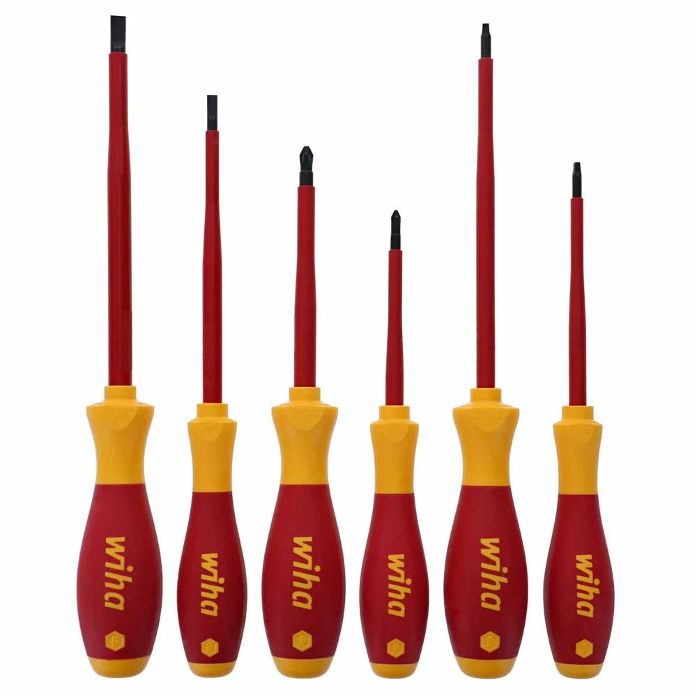 Wiha 35890 6 Piece Insulated SoftFinish Screwdriver Set - Mactool Shop