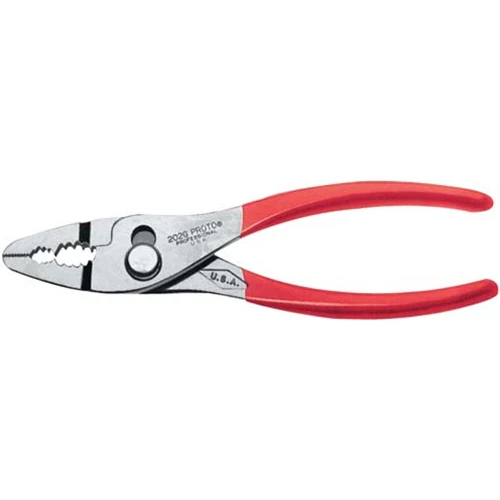 Proto J202G Slip-Joint Thin Nose Pliers W/ Grip - 6-11/16