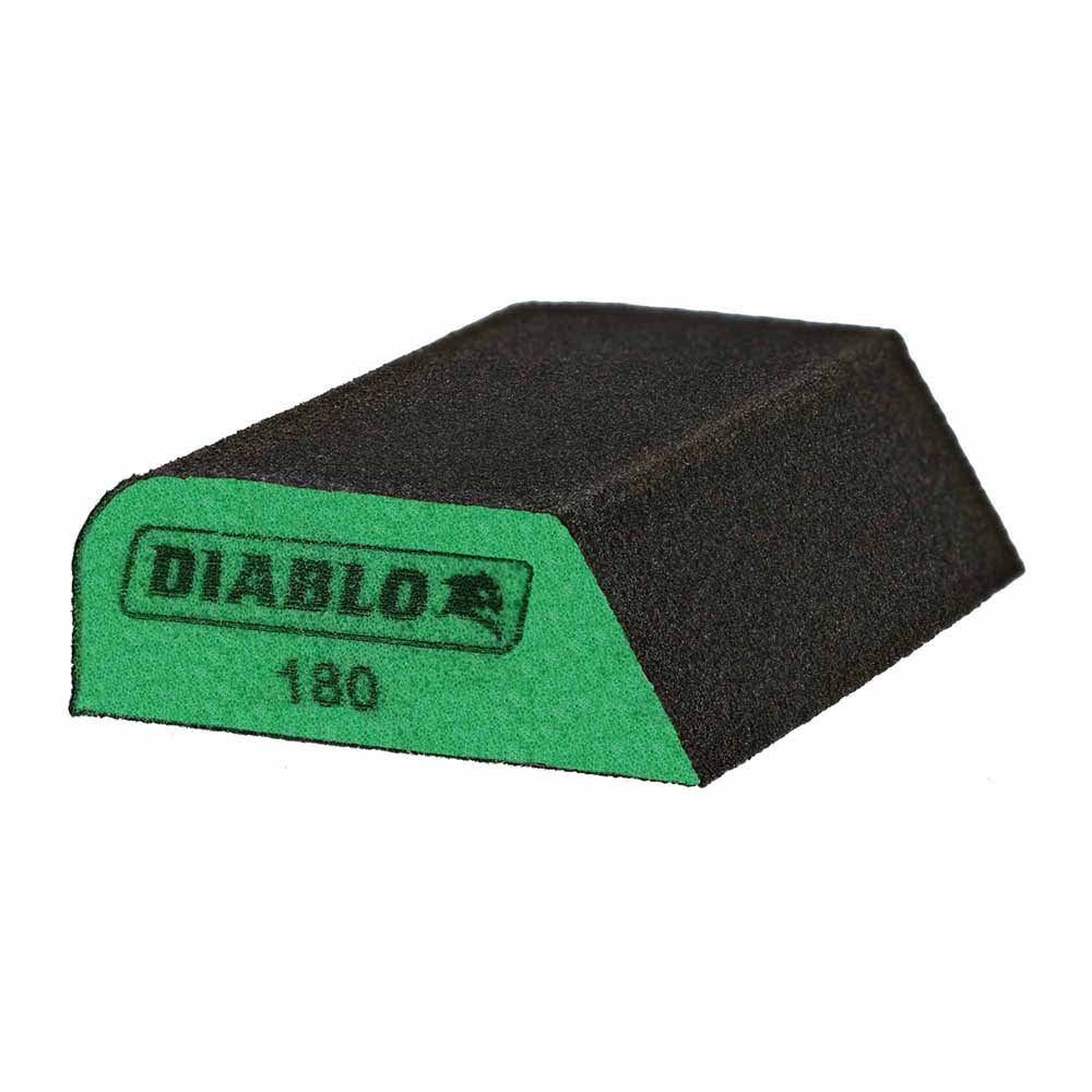 Diablo DFBCOMBUFN01G Dual-Edge 180-Grit (Ultra Fine) Sanding Sponge - Mactool Shop