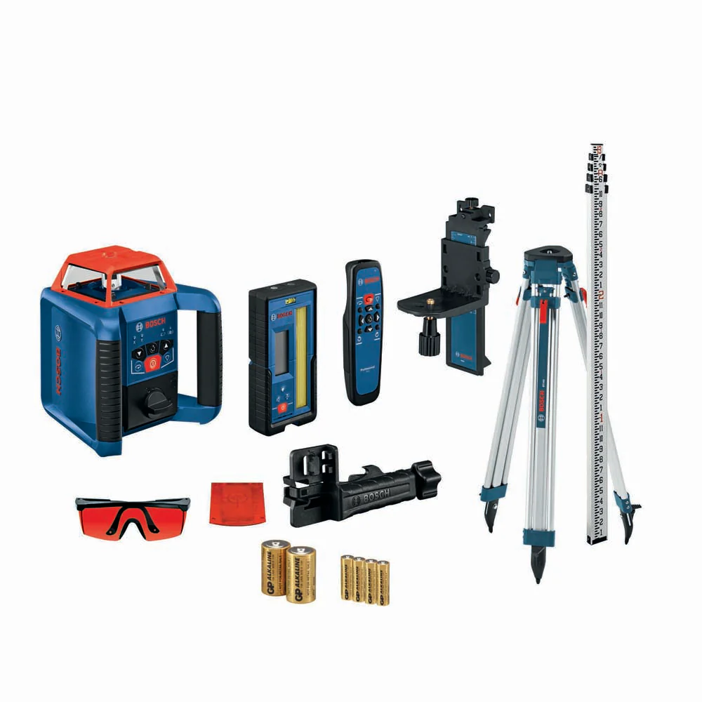 Bosch GRL2000-40HVK REVOLVE2000 Self-Leveling Horizontal/Vertical Rotary Laser Kit - Mactool Shop