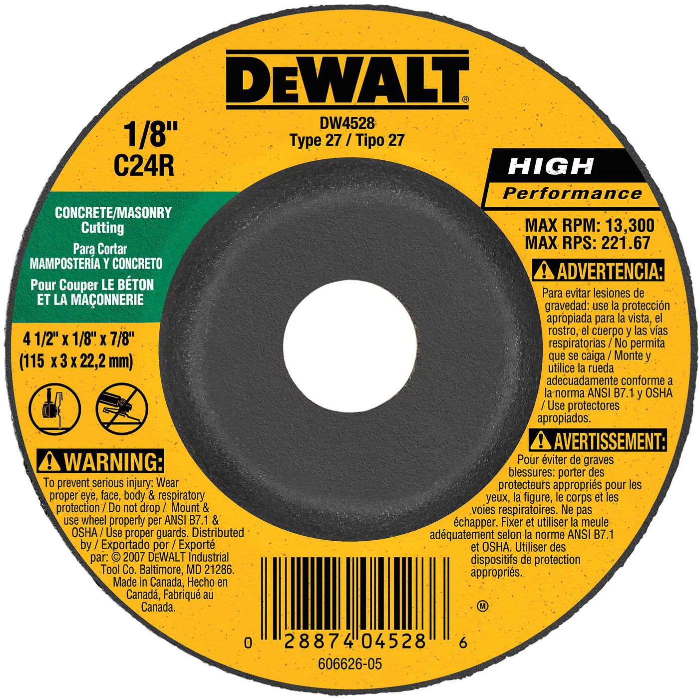 DeWalt DW4528 4-1/2