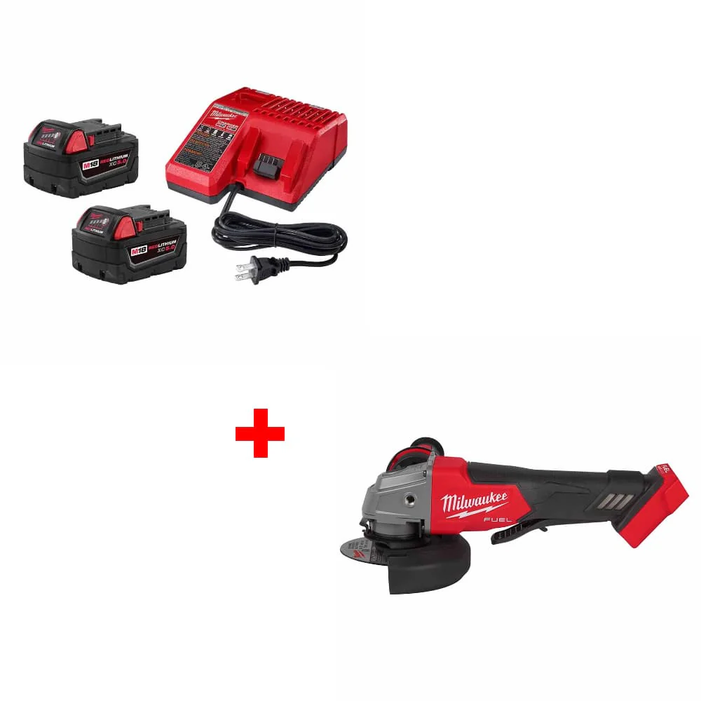 Milwaukee 48-59-1852B M18 18V Starter Kit w/ FREE 2880-20 M18 Grinder Switch - Mactool Shop