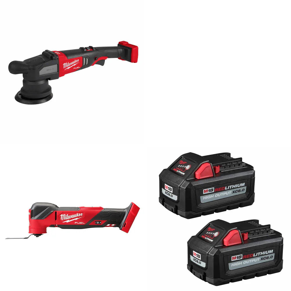 Milwaukee 2684-20 M18 FUEL Polisher W/ 2836-20 M18 Multi-Tool & FREE Battery-2Pk - Mactool Shop