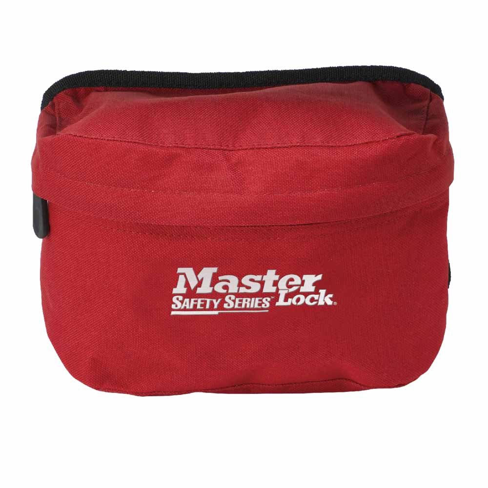 MasterLock S1010 Compact Safety Lockout Pouch Not Keyed, Unfilled, Red - Mactool Shop