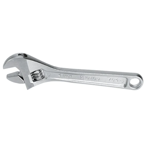 Proto J704B Satin Finish Adjustable Wrench, 4