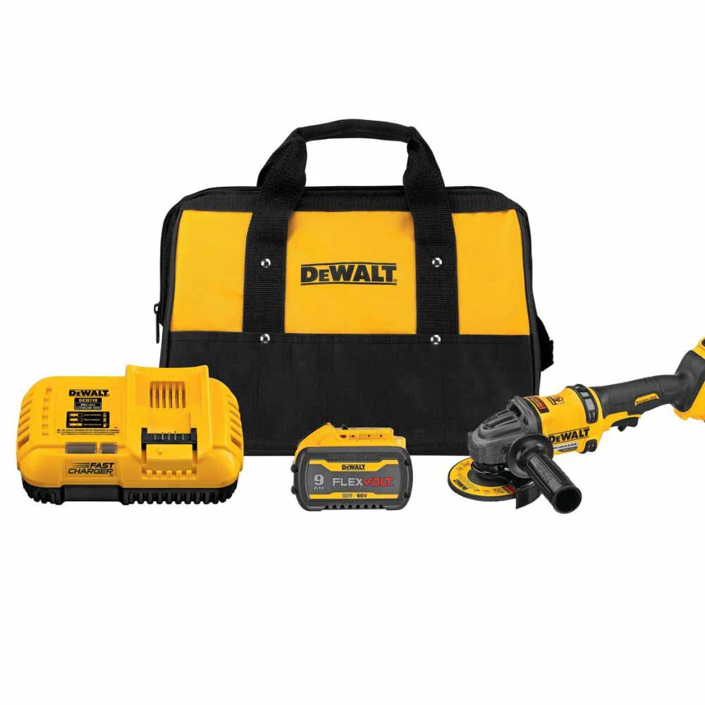 DeWalt DCG440X2 60V MAX* 7 in. Brushless Cordless Grinder with Kickback Brake Kit - Mactool Shop