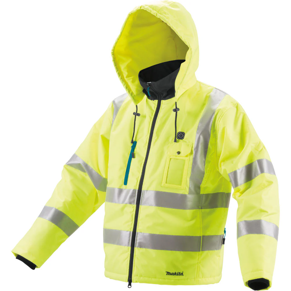 Makita DCJ206ZXL 18V LXT Cordless High Visibility Heated Jacket (XL) - Mactool Shop