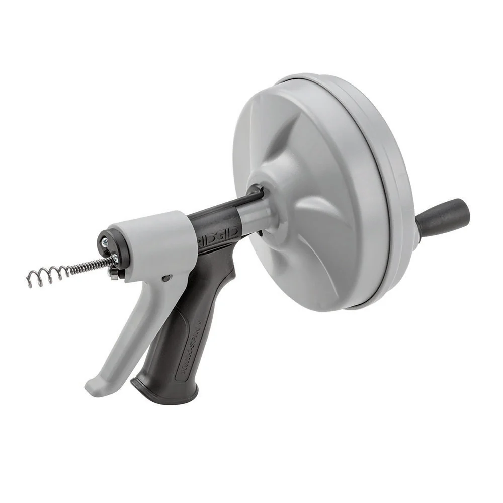 RIDGID 57038 KWIK-SPIN+ Hand Drain Cleaner with AUTOFEED - Mactool Shop